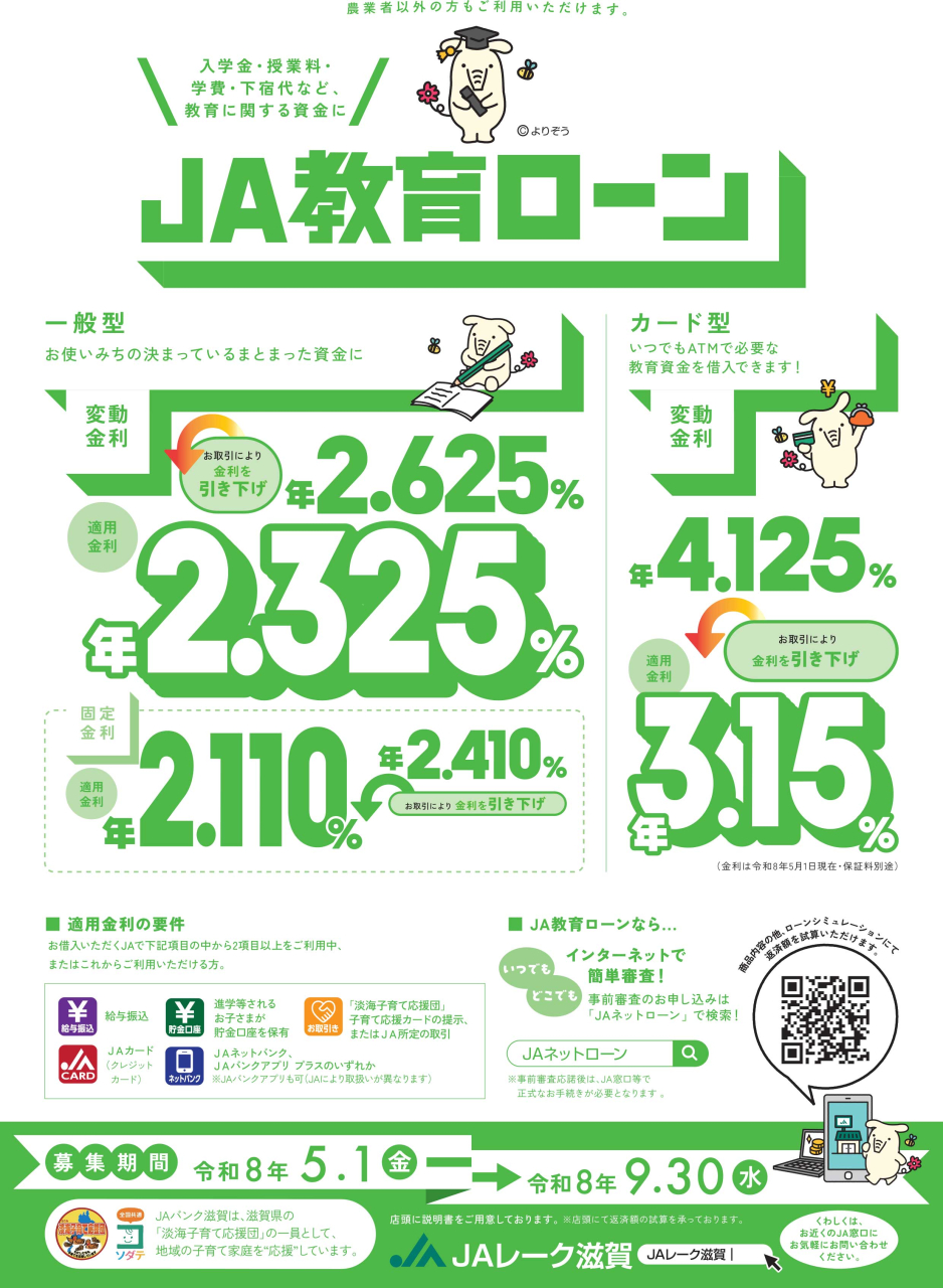 JA教育ローン