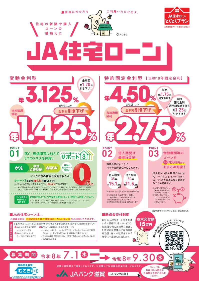 JA住宅ローン