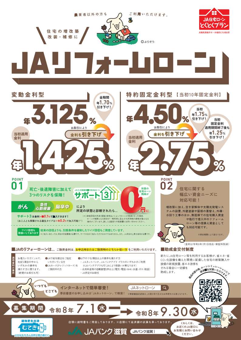 JAリフォームローン